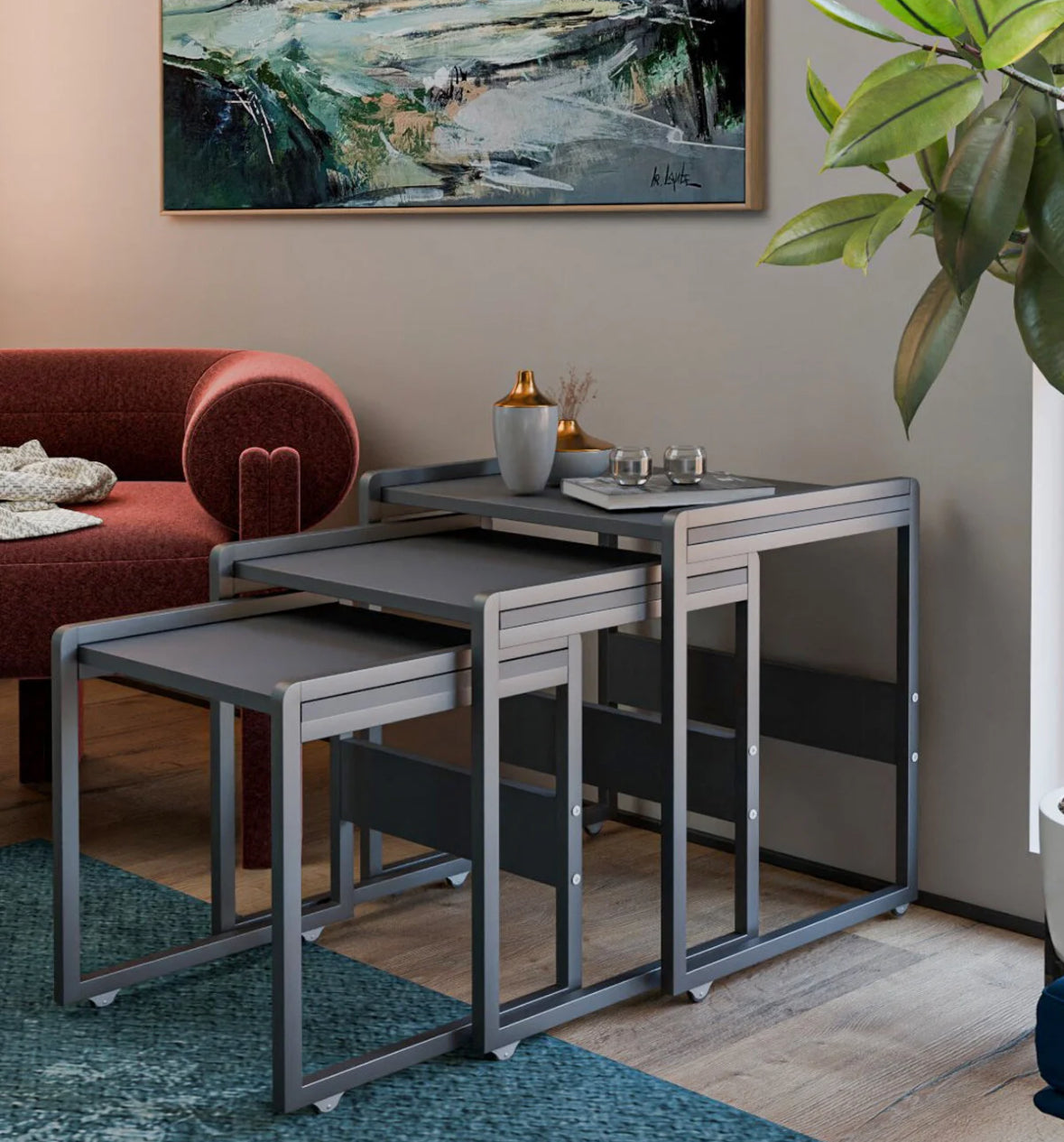 SleekStack Trio Nesting Tables
