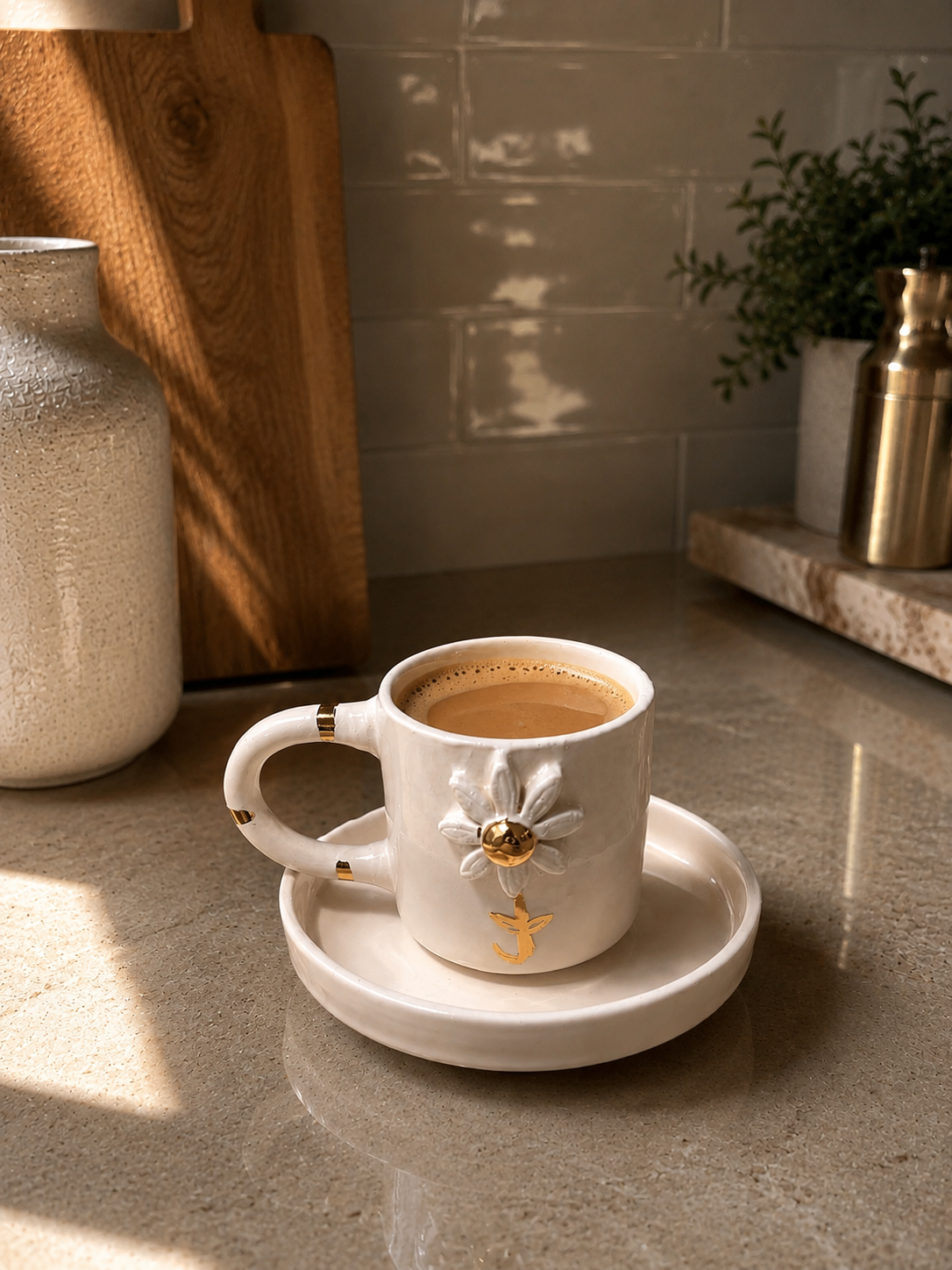 Petite Bloom Coffee Cup & Saucer