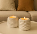 Soft Weave Candle Duo
