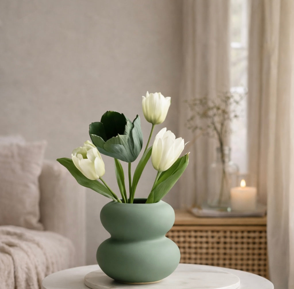Sage Bloom Vase