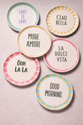 Talk of the Table Plates – Set of 6