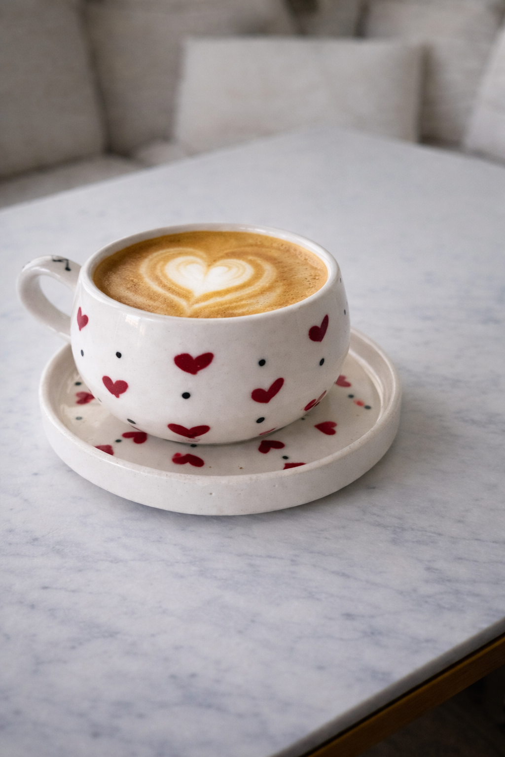 Amour Latte Cup & Saucer
