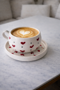 Amour Latte Cup & Saucer