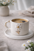 Petite Bloom Coffee Cup & Saucer (Set of 2)