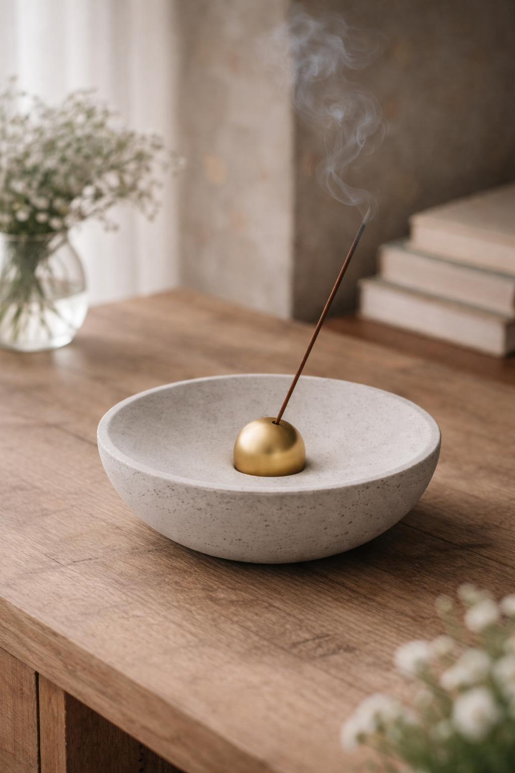 Still Form Incense Bowl