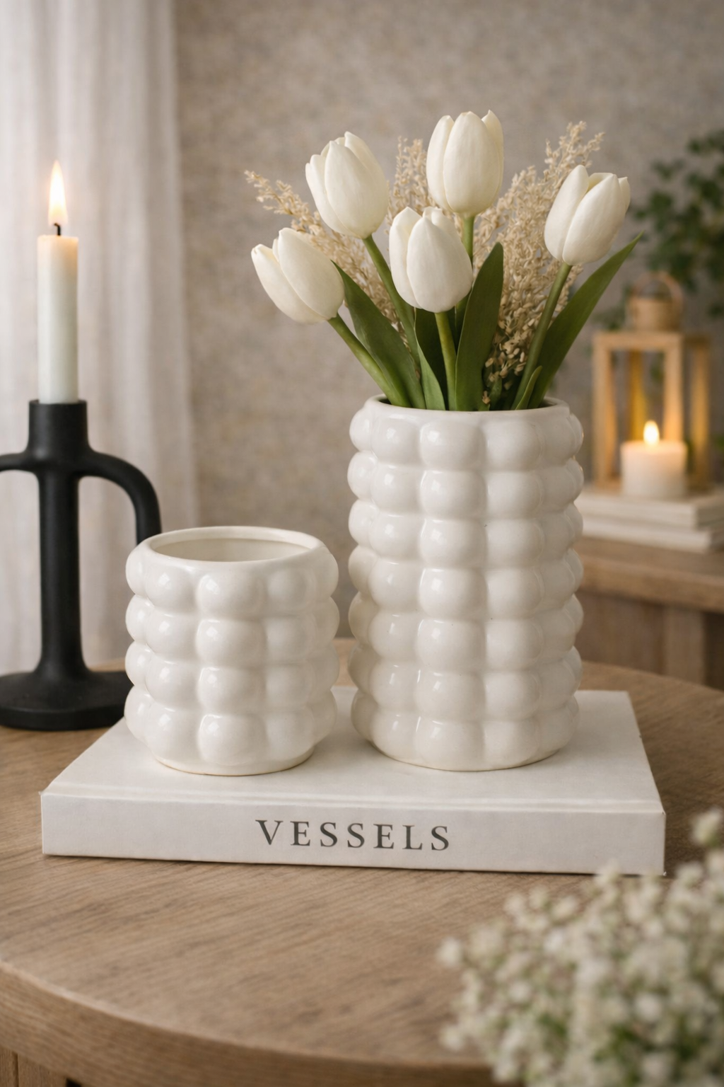 Bubble Bloom Vase Set (Set of 2)