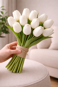 White tulips