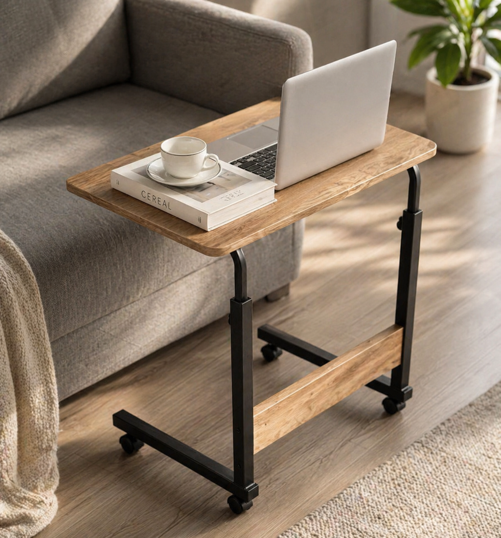 Oak sofa desk