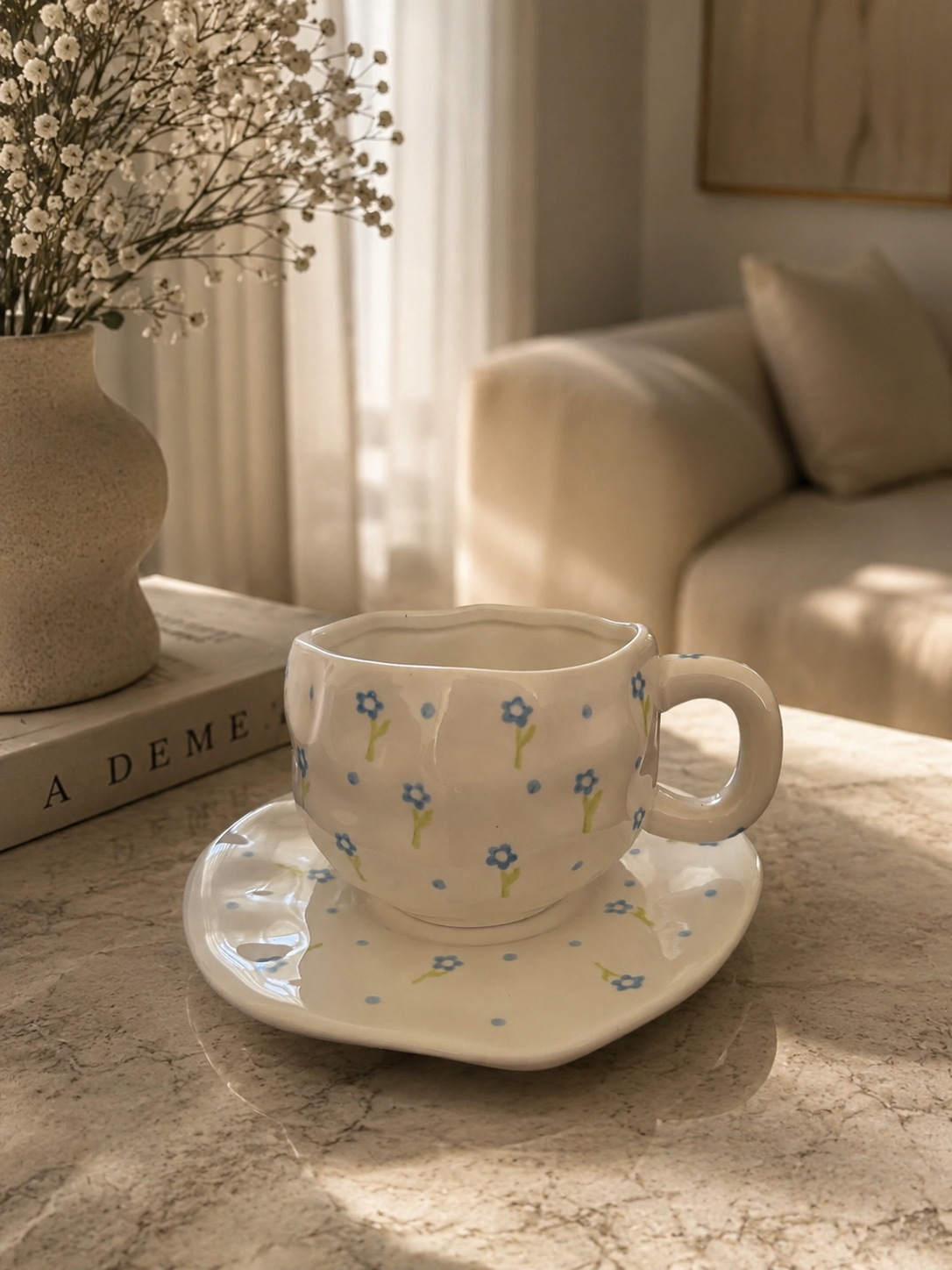Blue Bloom Mug